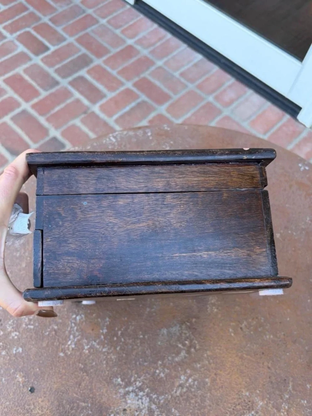 Beautiful World Market Hand Carved wooden Jewelry box